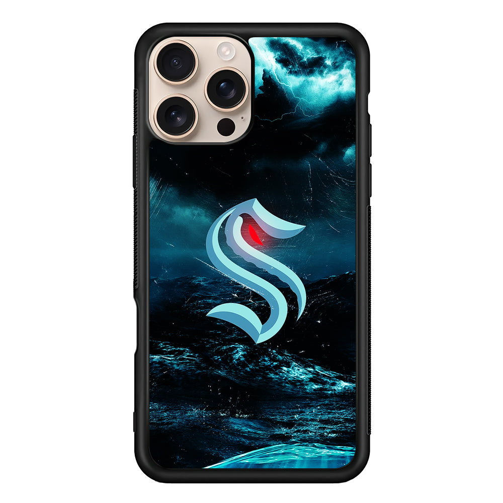 NHL Seattle Kraken Storm iPhone 16 Pro Max Case - Altracase