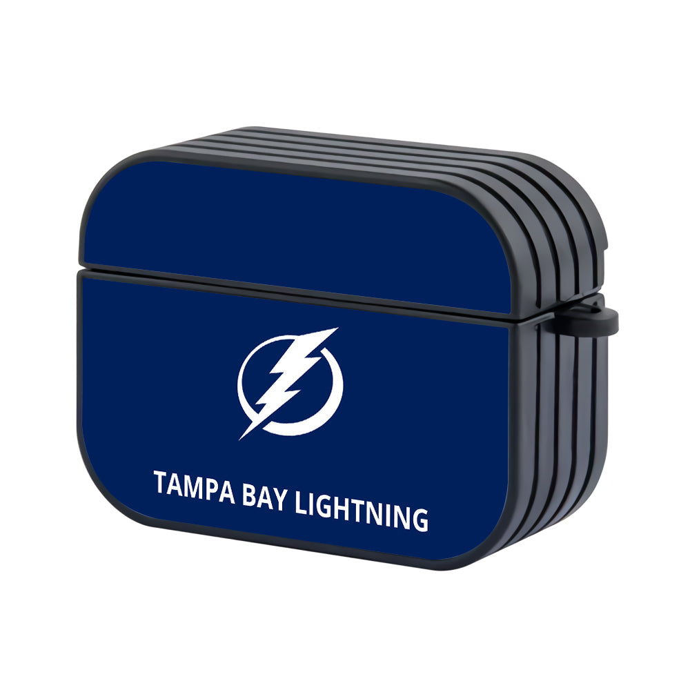 NHL Tampa Bay Lightning Blue Apple Airpods Pro 2 Case-Airpods Pro 2 Case-Altracase