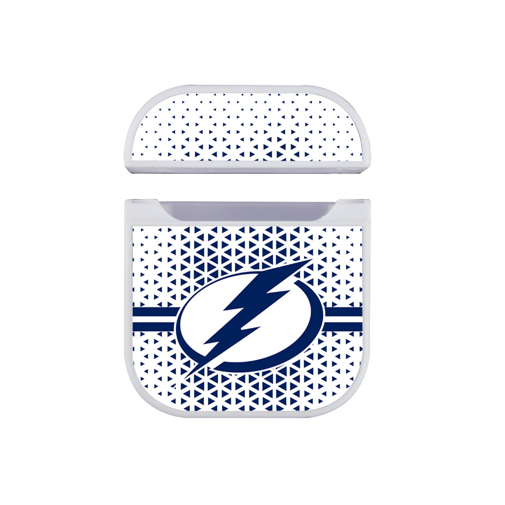 NHL Tampa Bay Lightning Logo Apple AirPods Case-AirPod Case-White-Altracase