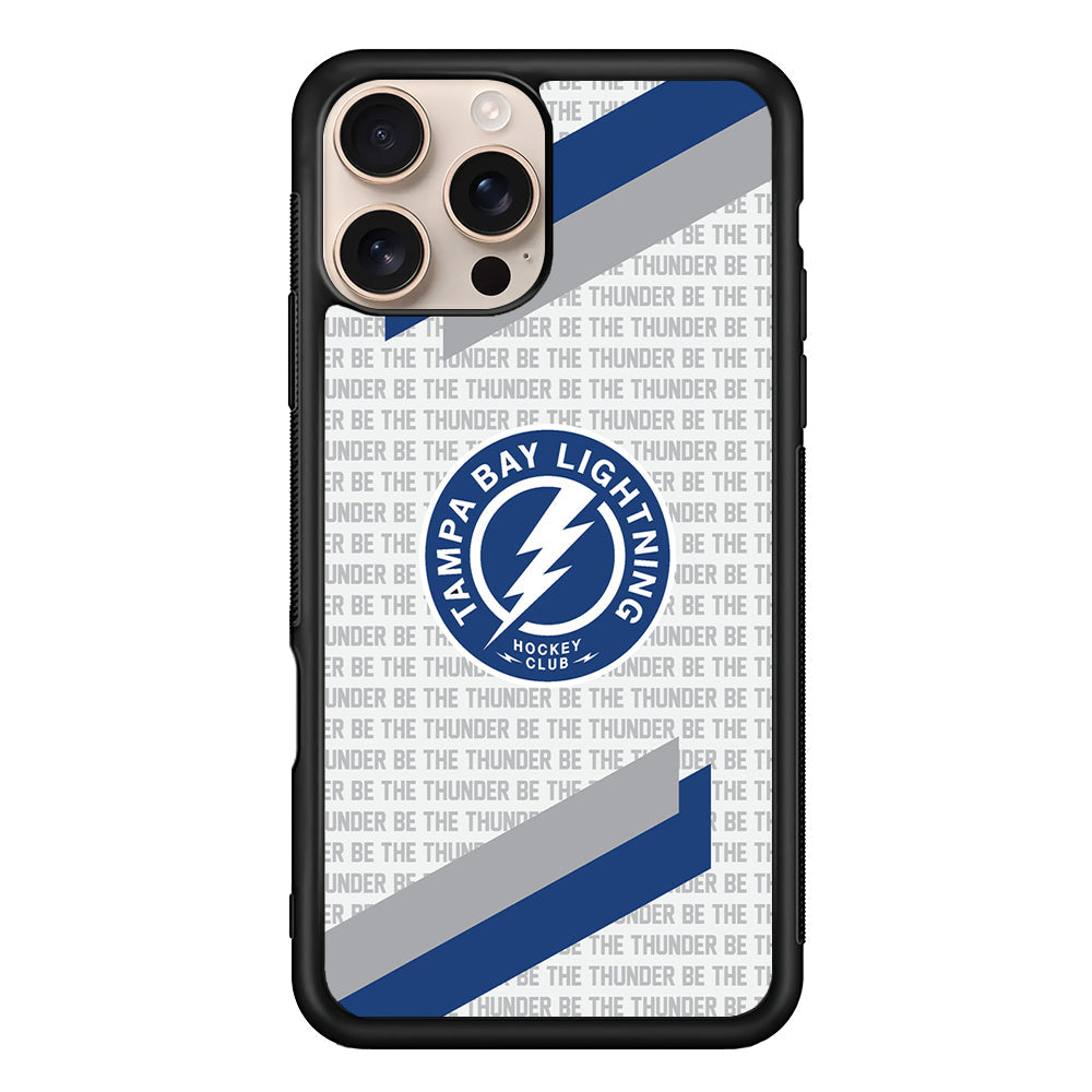 NHL Tampa Bay Lightning Pattern iPhone 16 Pro Max Case - Altracase
