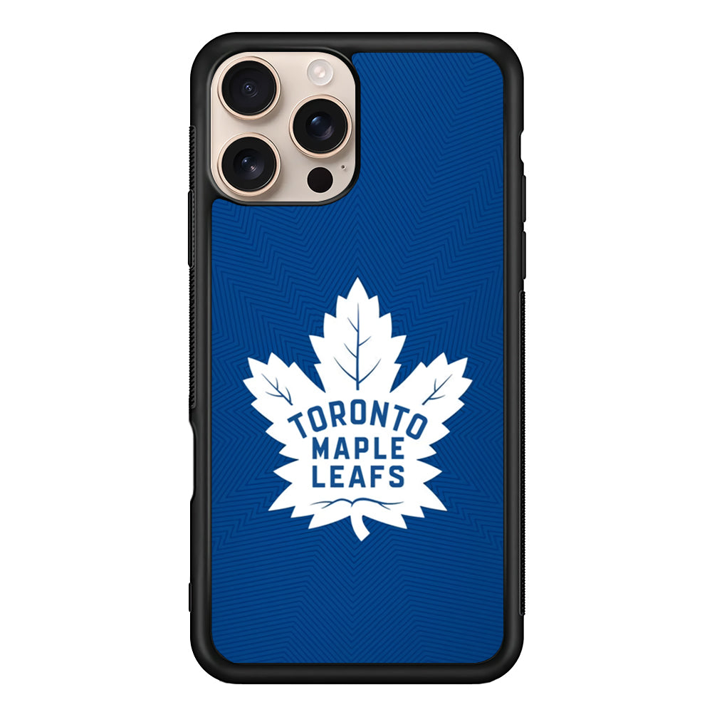 NHL Toronto Maple Leafs Pattern iPhone 16 Pro Case - Altracase