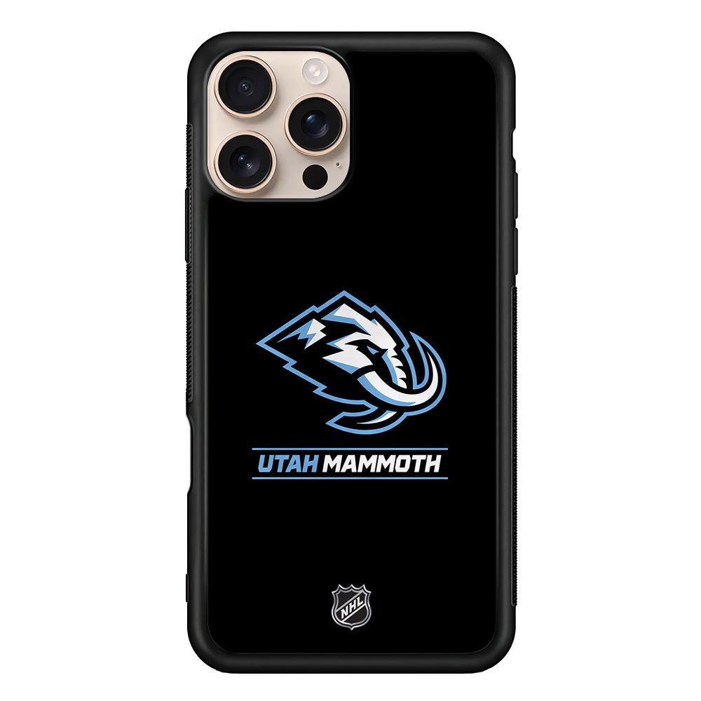 NHL Utah Mammoth Black iPhone 16 Pro Max Case - Altracase