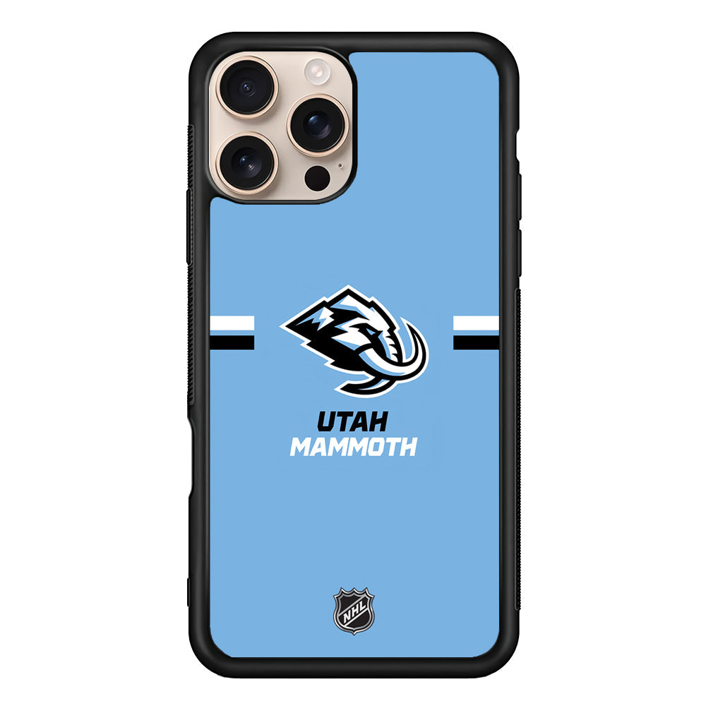 NHL Utah Mammoth Blue iPhone 16 Pro Max Case - Altracase