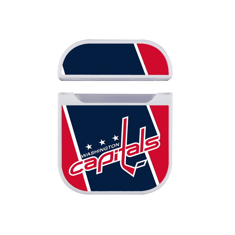 NHL Washington Capitals Logo Apple AirPods Case-AirPod Case-White-Altracase