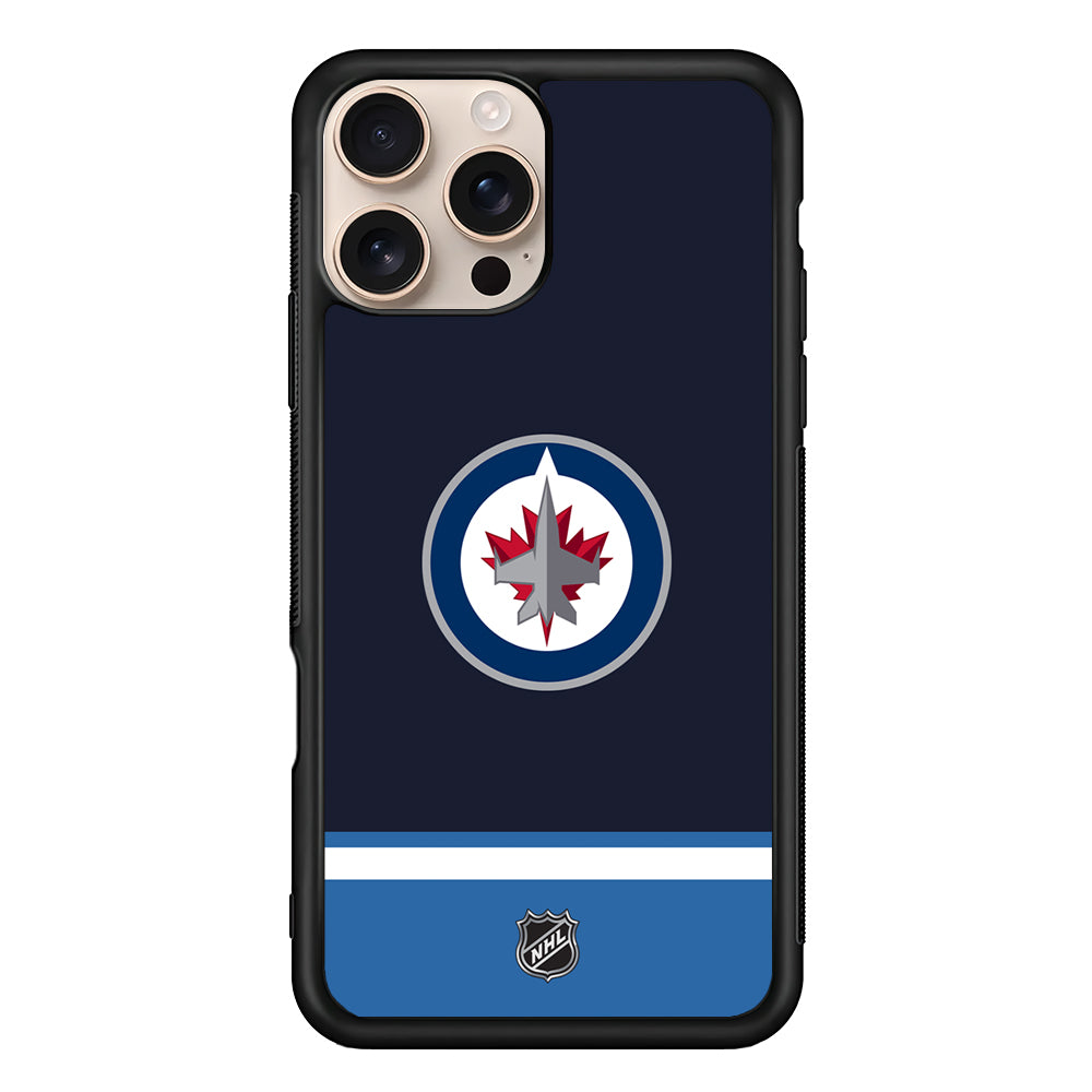 NHL Winnipeg Jets Navy iPhone 16 Pro Max Case - Altracase