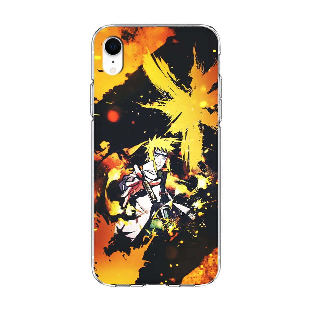 Namikaze Minato Painting iPhone XR Case-Phone Case-Clear Soft Case-Altracase