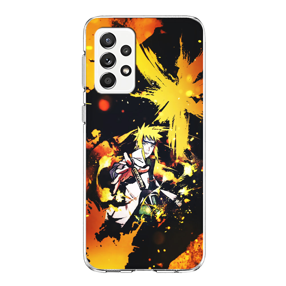 Namikaze Minato Painting Samsung Galaxy A52 Case-Phone Case-Clear Soft Case-Altracase