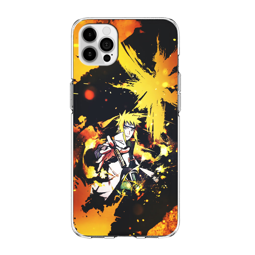 Namikaze Minato Painting iPhone 15 Pro Max Case-Phone Case-Clear Soft Case-Altracase