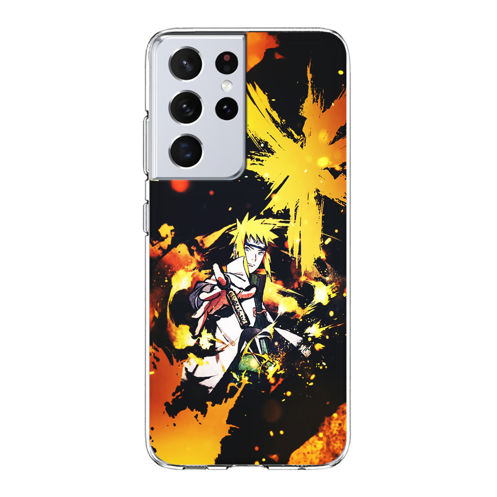 Namikaze Minato Painting Samsung Galaxy S21 Ultra Case-Phone Case-Clear Soft Case-Altracase