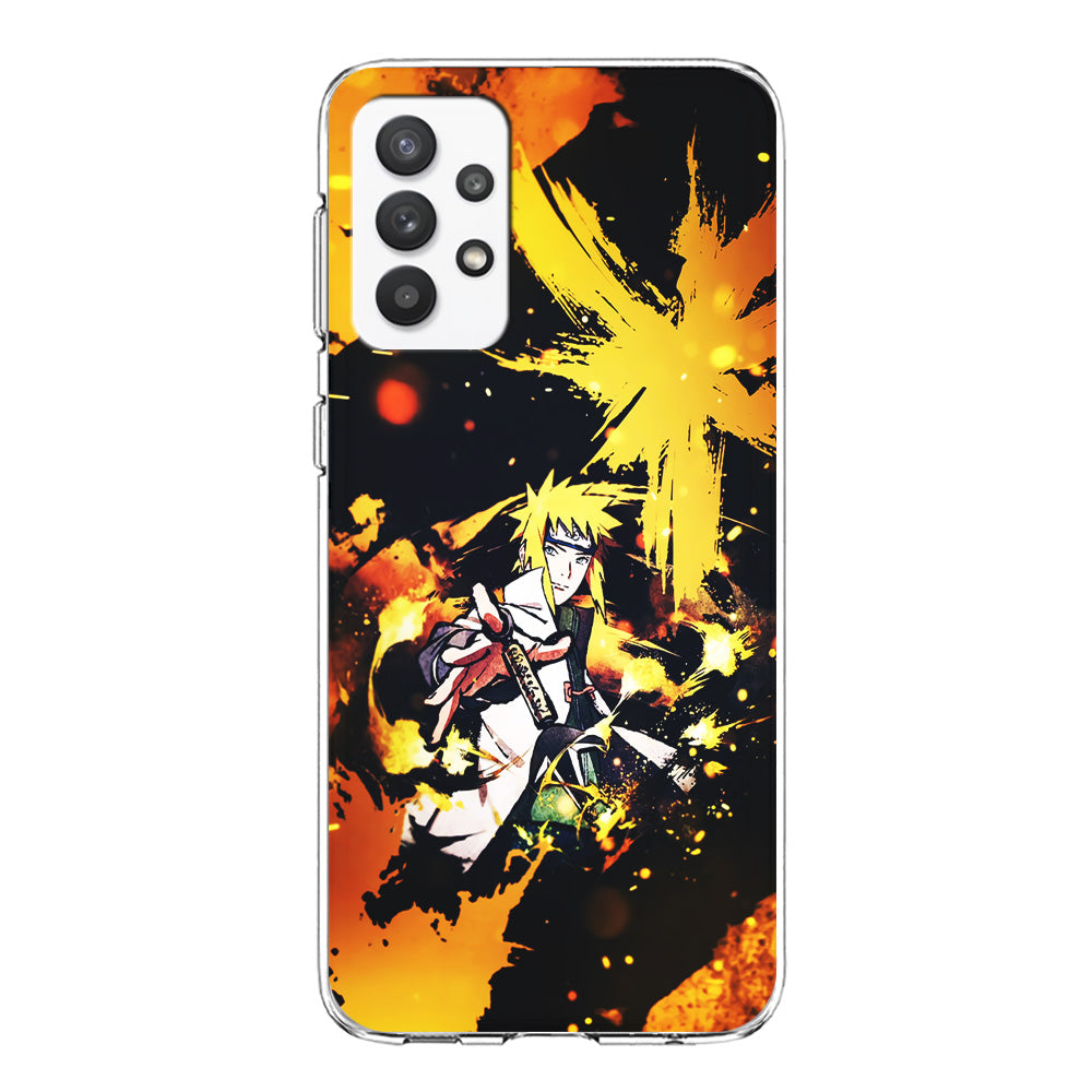 Namikaze Minato Painting Samsung Galaxy A32 Case-Phone Case-Clear Soft Case-Altracase