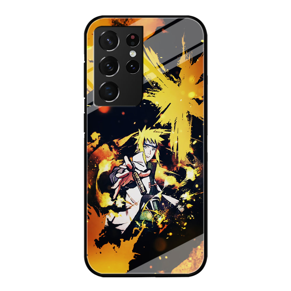 Namikaze Minato Painting Samsung Galaxy S22 Ultra Case-Phone Case-Tempered Glass Case-Altracase