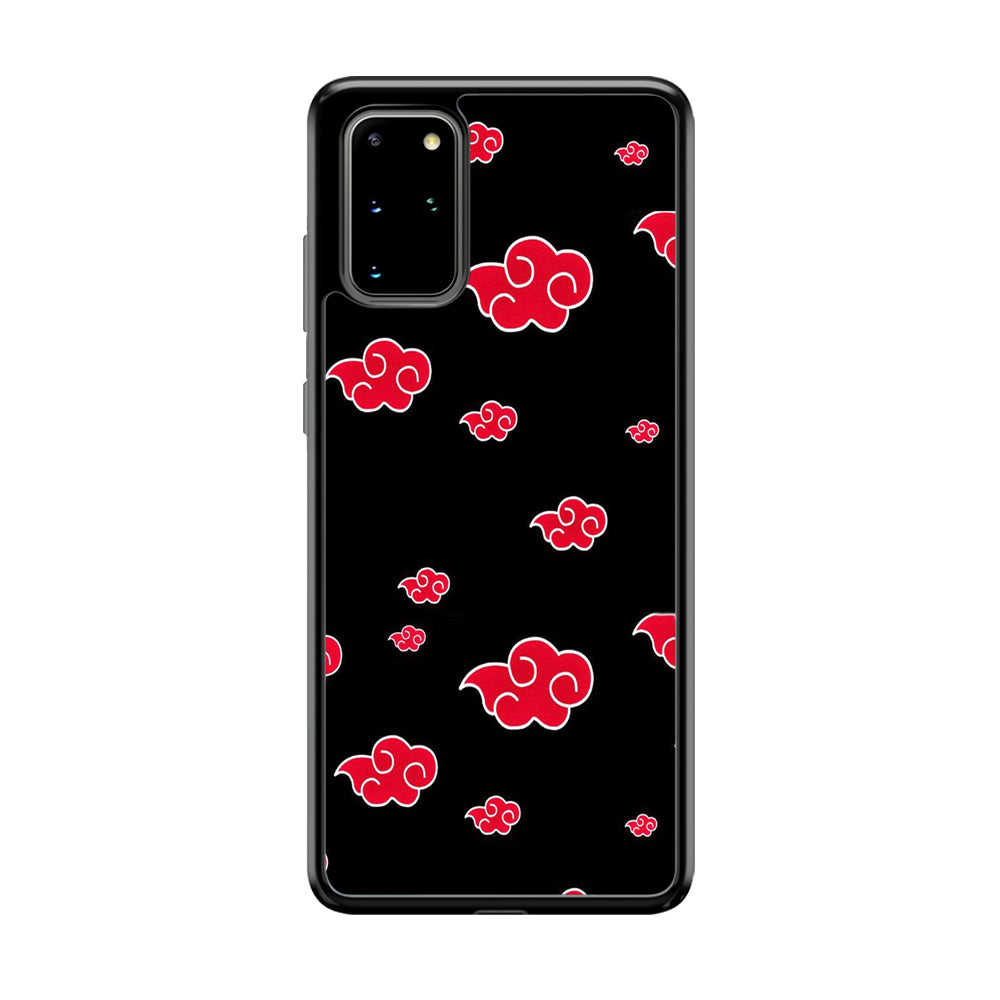 Naruto - Akatsuki Symbol Samsung Galaxy S20 Plus Case-Phone Case-Tempered Glass Case-Altracase