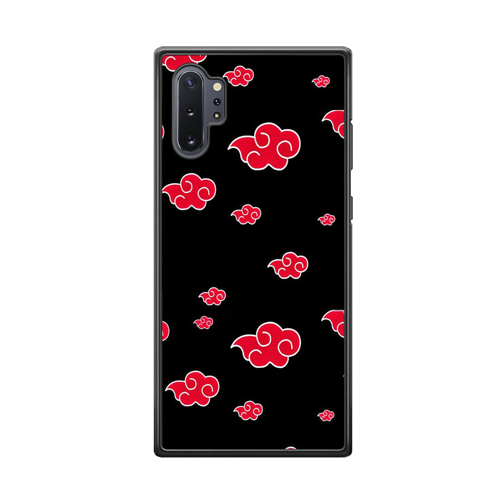 Naruto - Akatsuki Symbol Samsung Galaxy Note 10 Plus Case-Phone Case-Tempered Glass Case-Altracase