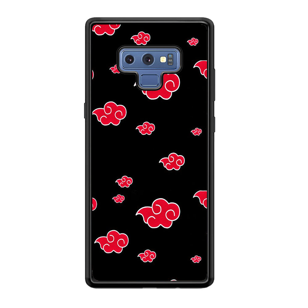 Naruto - Akatsuki Symbol Samsung Galaxy Note 9 Case-Phone Case-Tempered Glass Case-Altracase