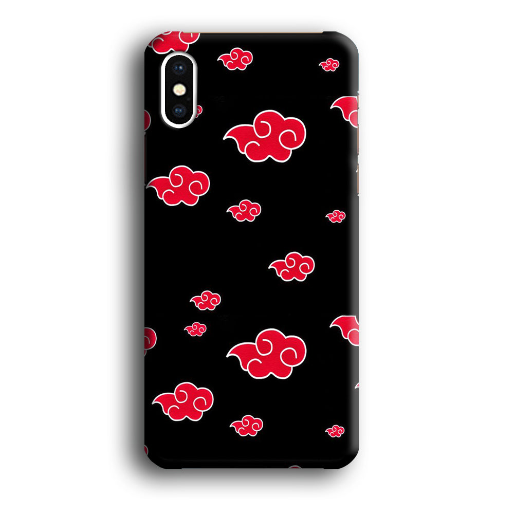 Naruto - Akatsuki Symbol iPhone Xs Case-Phone Case-3D Case-Altracase
