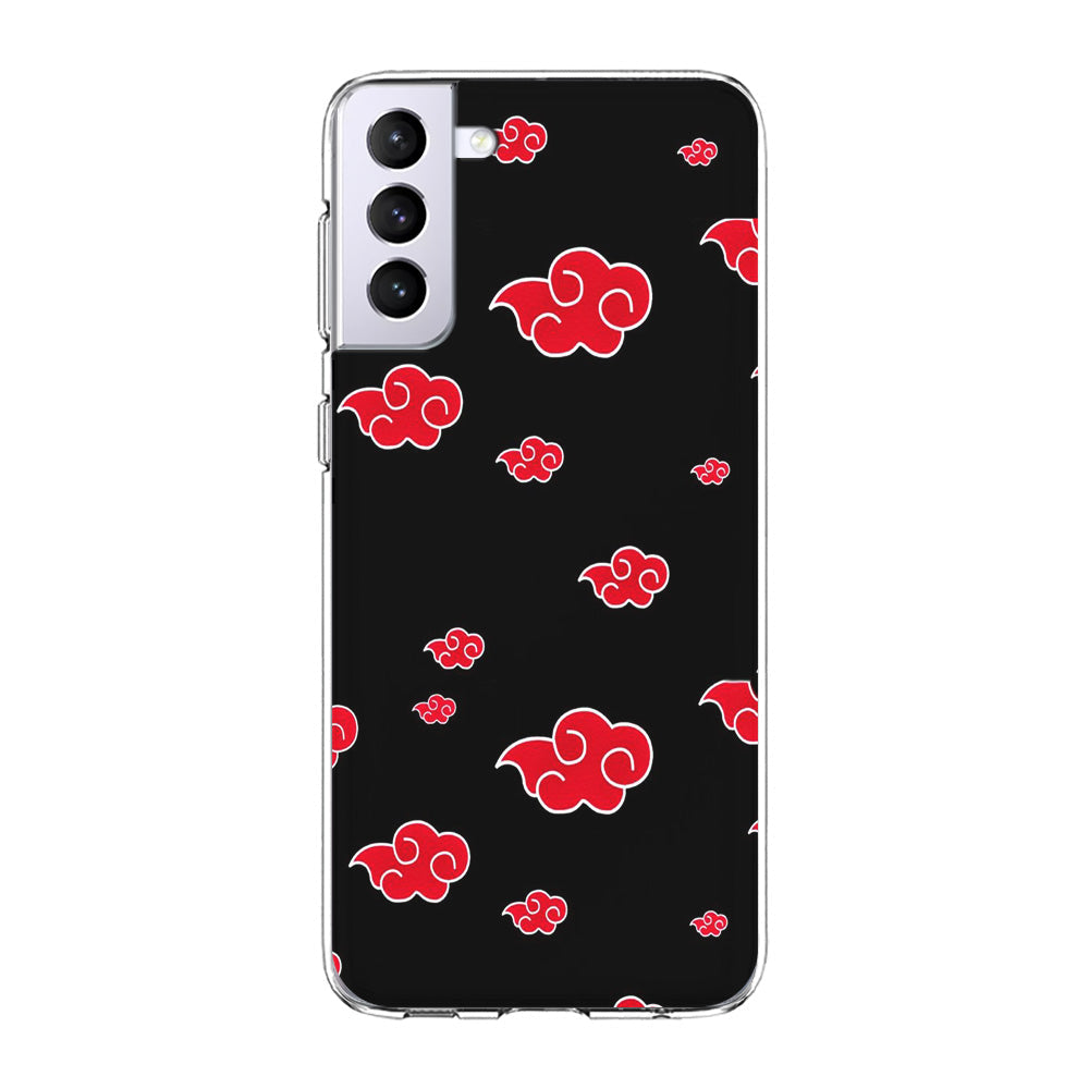 Naruto - Akatsuki Symbol Samsung Galaxy S22 Plus Case-Phone Case-Clear Soft Case-Altracase