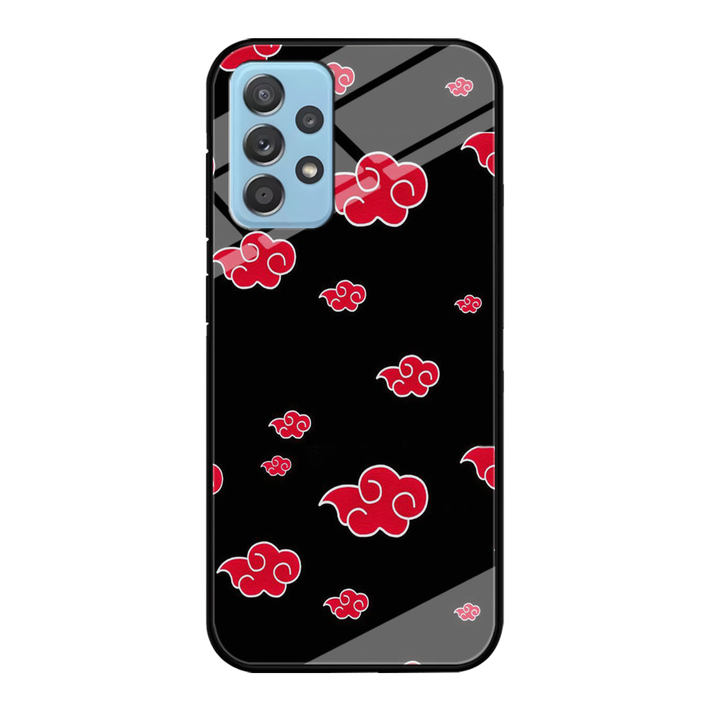 Naruto - Akatsuki Symbol Samsung Galaxy A72 Case-Phone Case-Tempered Glass Case-Altracase