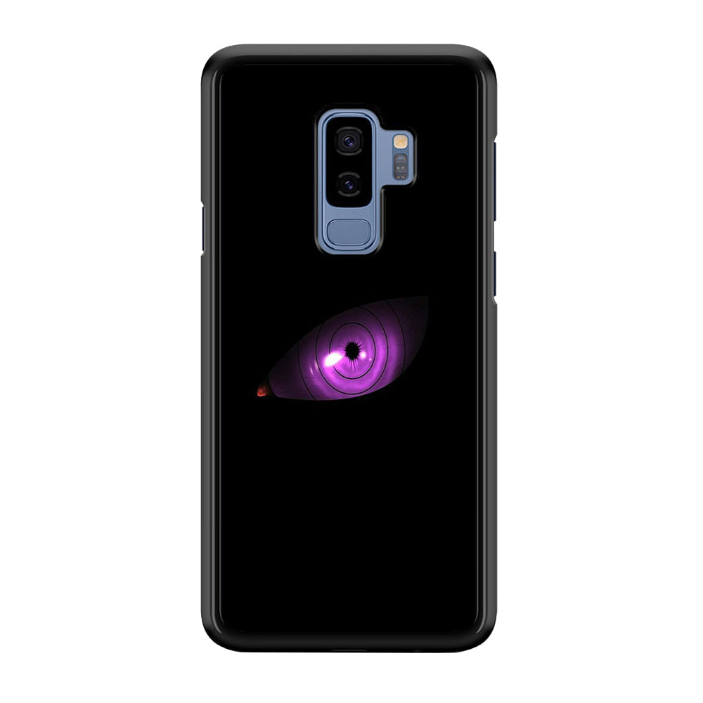 Naruto - Eye Rinnegan Samsung Galaxy S9 Plus Case-Phone Case-Rubber Black (2D Case)-Altracase
