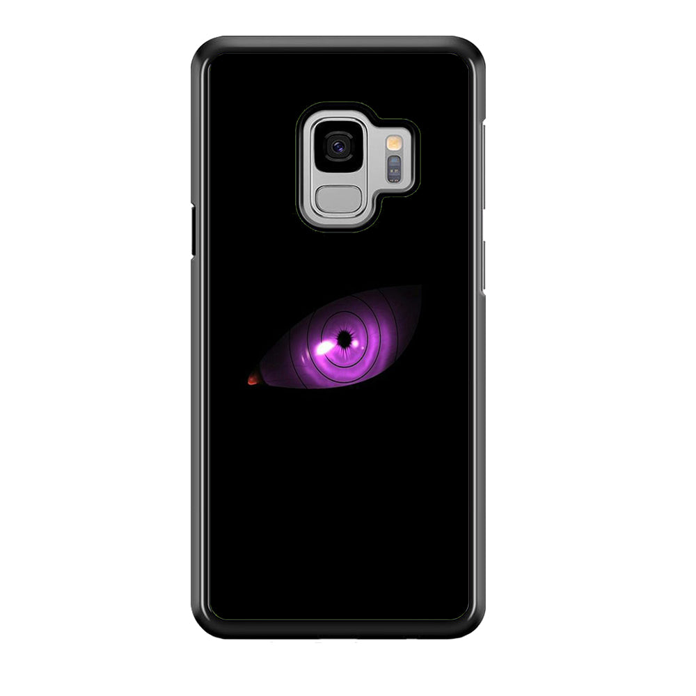 Naruto - Eye Rinnegan Samsung Galaxy S9 Case-Phone Case-Rubber Black (2D Case)-Altracase