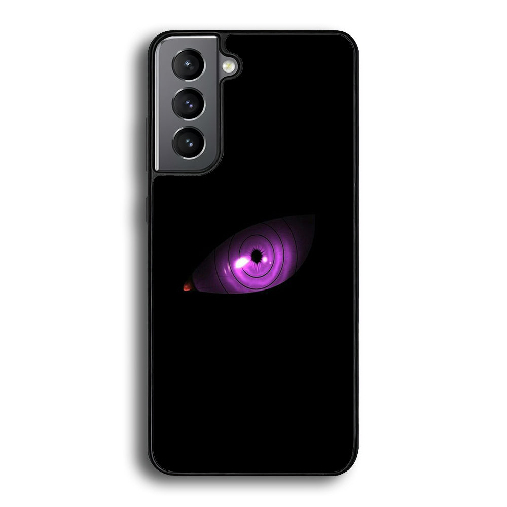 Naruto - Eye Rinnegan Samsung Galaxy S21 Case-Phone Case-Rubber Black (2D Case)-Altracase