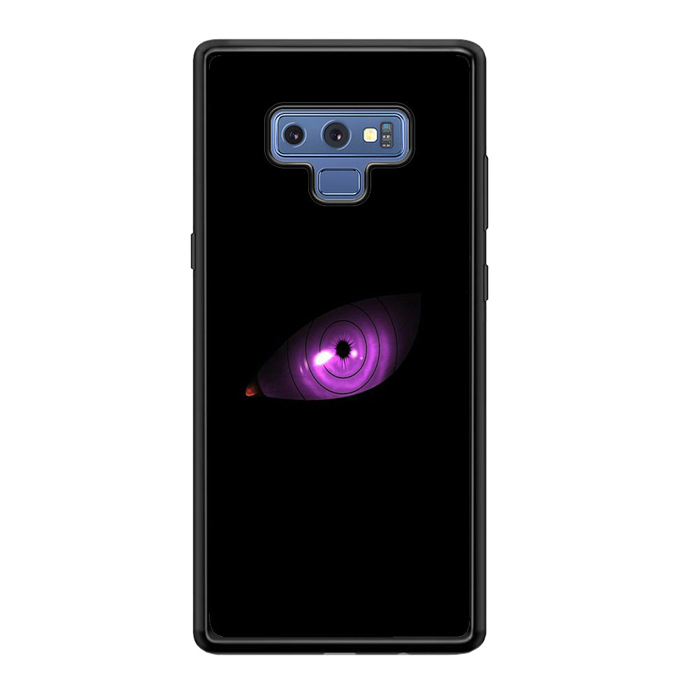 Naruto - Eye Rinnegan Samsung Galaxy Note 9 Case-Phone Case-Rubber Black (2D Case)-Altracase