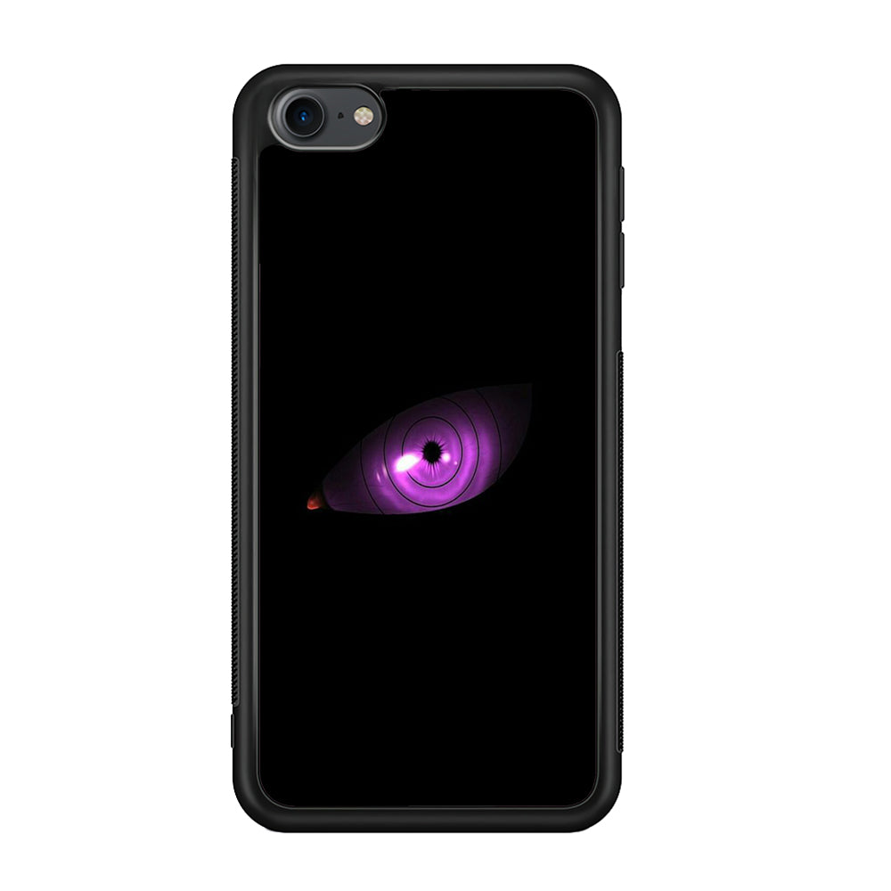 Naruto - Eye Rinnegan iPod Touch 6 Case-Phone Case-Rubber Black (2D Case)-Altracase
