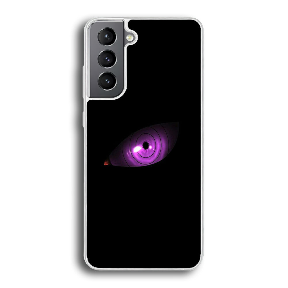Naruto - Eye Rinnegan Samsung Galaxy S22 Plus Case-Phone Case-Rubber White (2D Case)-Altracase