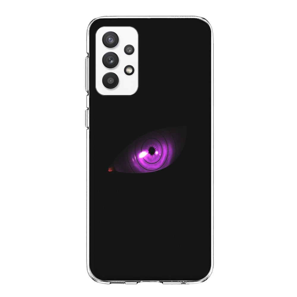 Naruto - Eye Rinnegan Samsung Galaxy A32 Case-Phone Case-Clear Soft Case-Altracase