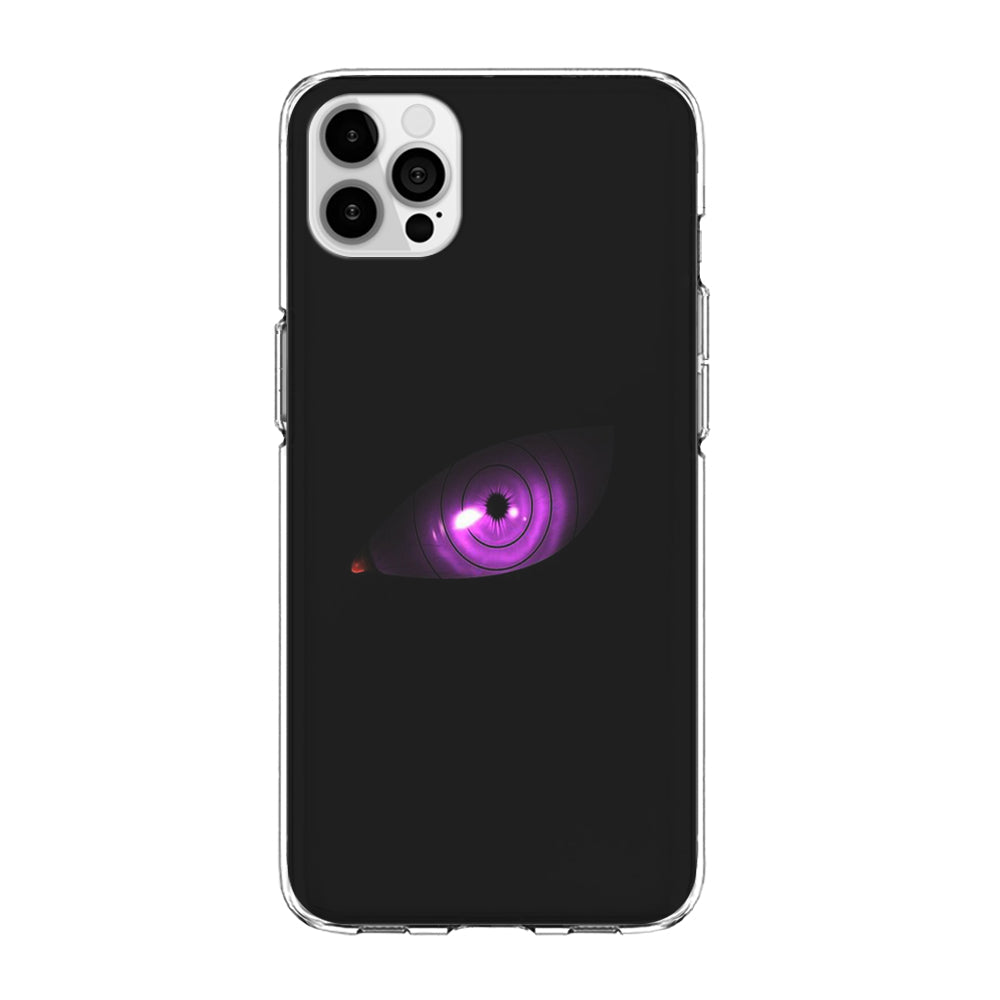 Naruto - Eye Rinnegan iPhone 14 Pro Case-Phone Case-Clear Soft Case-Altracase