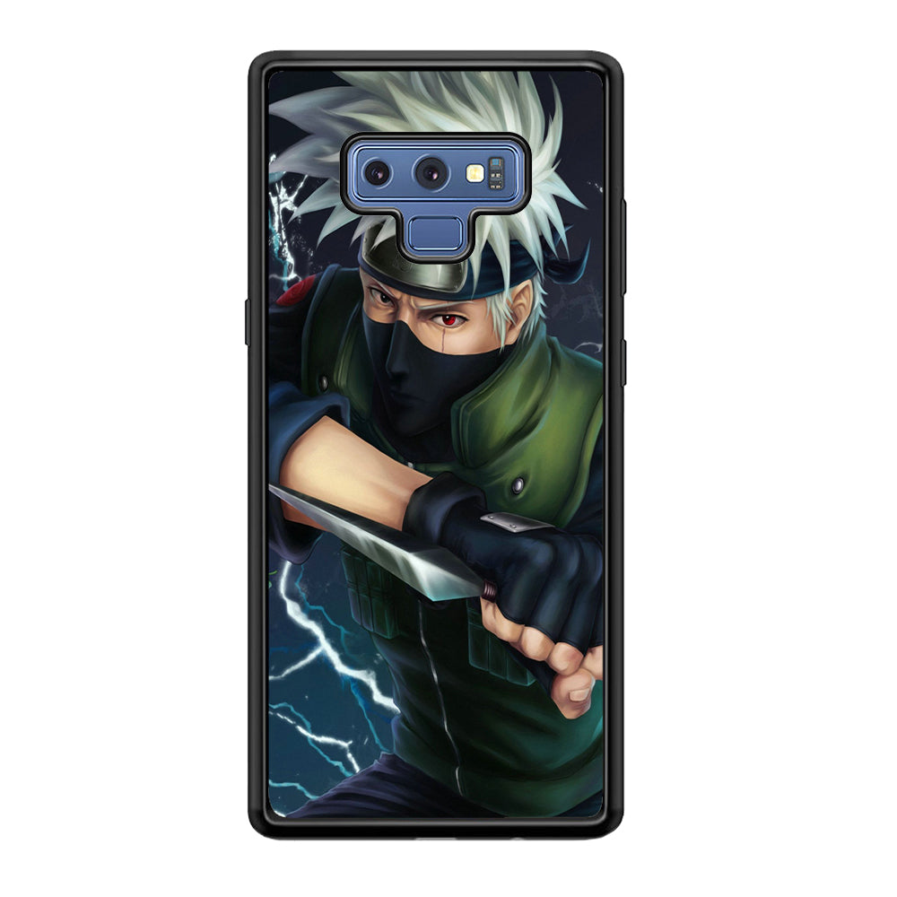 Naruto - Kakashi Hatake Samsung Galaxy Note 9 Case-Phone Case-Rubber Black (2D Case)-Altracase