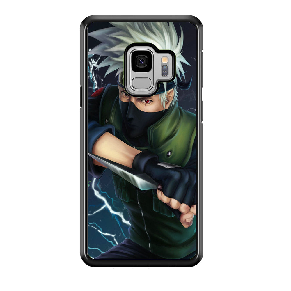 Naruto - Kakashi Hatake Samsung Galaxy S9 Case-Phone Case-Rubber Black (2D Case)-Altracase