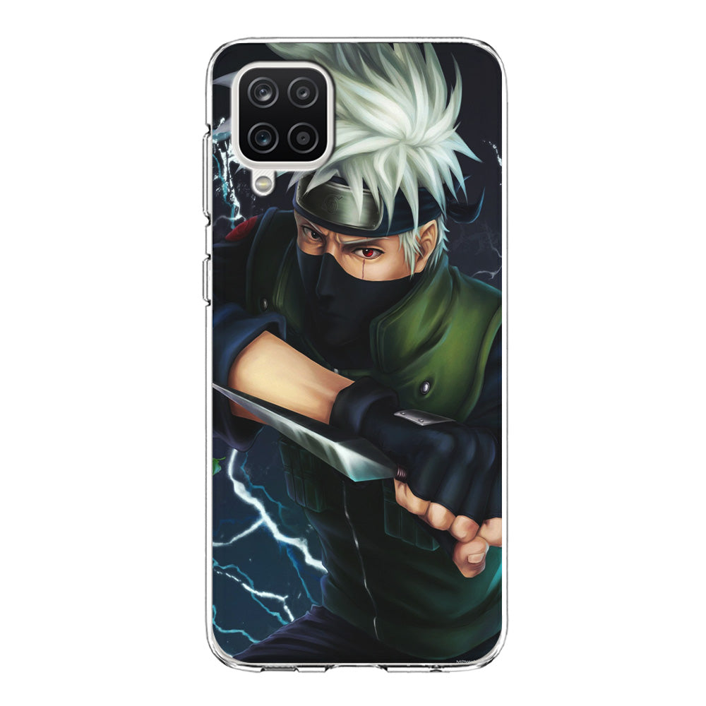 Naruto - Kakashi Hatake Samsung Galaxy A12 Case-Phone Case-Clear Soft Case-Altracase