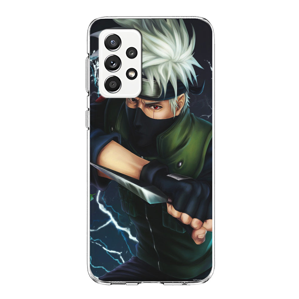 Naruto - Kakashi Hatake Samsung Galaxy A72 Case-Phone Case-Clear Soft Case-Altracase