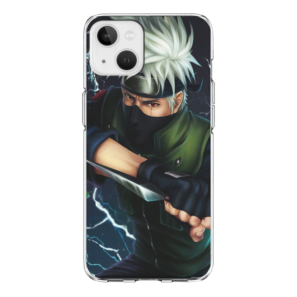 Naruto - Kakashi Hatake iPhone 14 Case-Phone Case-Clear Soft Case-Altracase