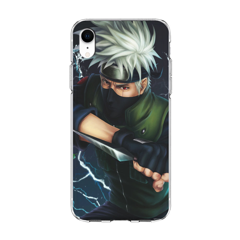 Naruto - Kakashi Hatake iPhone XR Case-Phone Case-Clear Soft Case-Altracase
