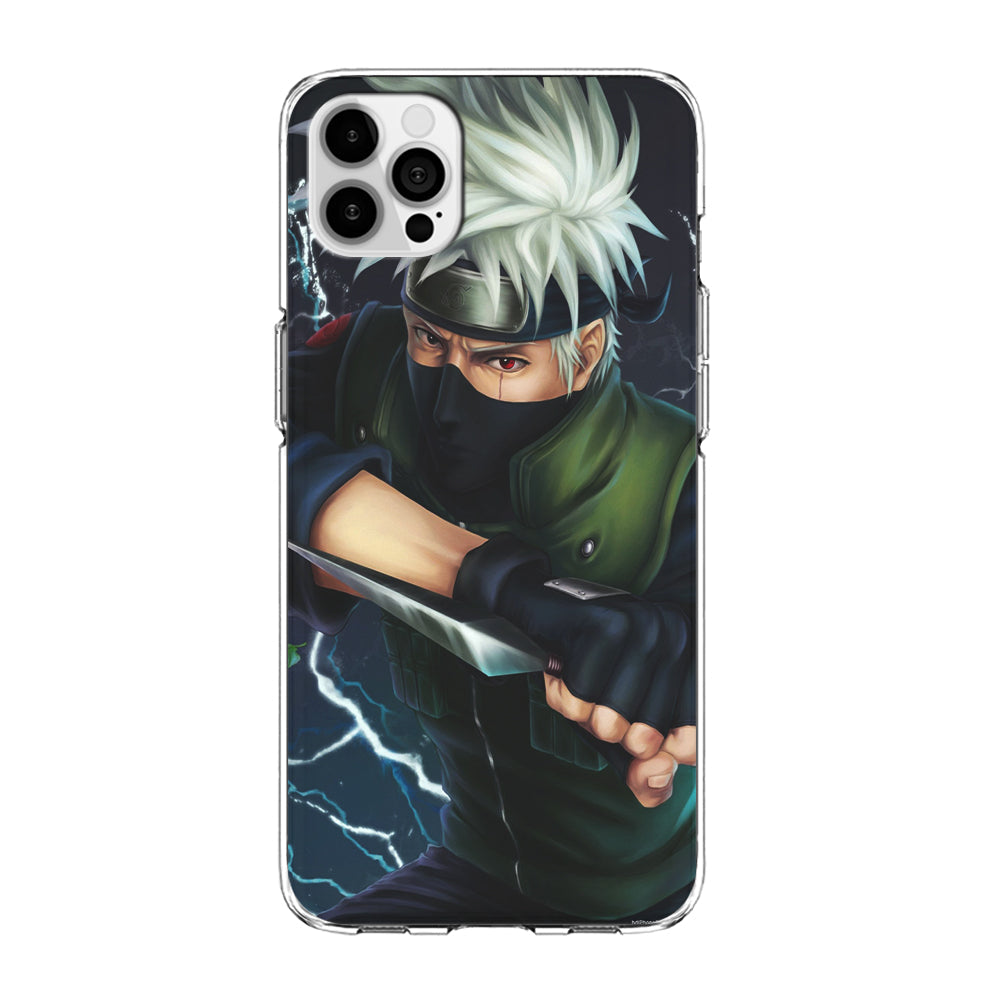 Naruto - Kakashi Hatake iPhone 14 Pro Case-Phone Case-Clear Soft Case-Altracase