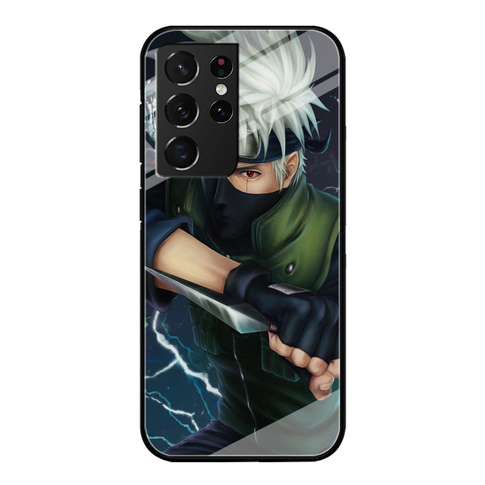 Naruto - Kakashi Hatake Samsung Galaxy S21 Ultra Case-Phone Case-Tempered Glass Case-Altracase