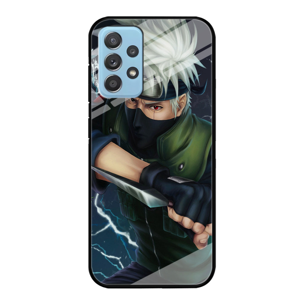 Naruto - Kakashi Hatake Samsung Galaxy A72 Case-Phone Case-Tempered Glass Case-Altracase