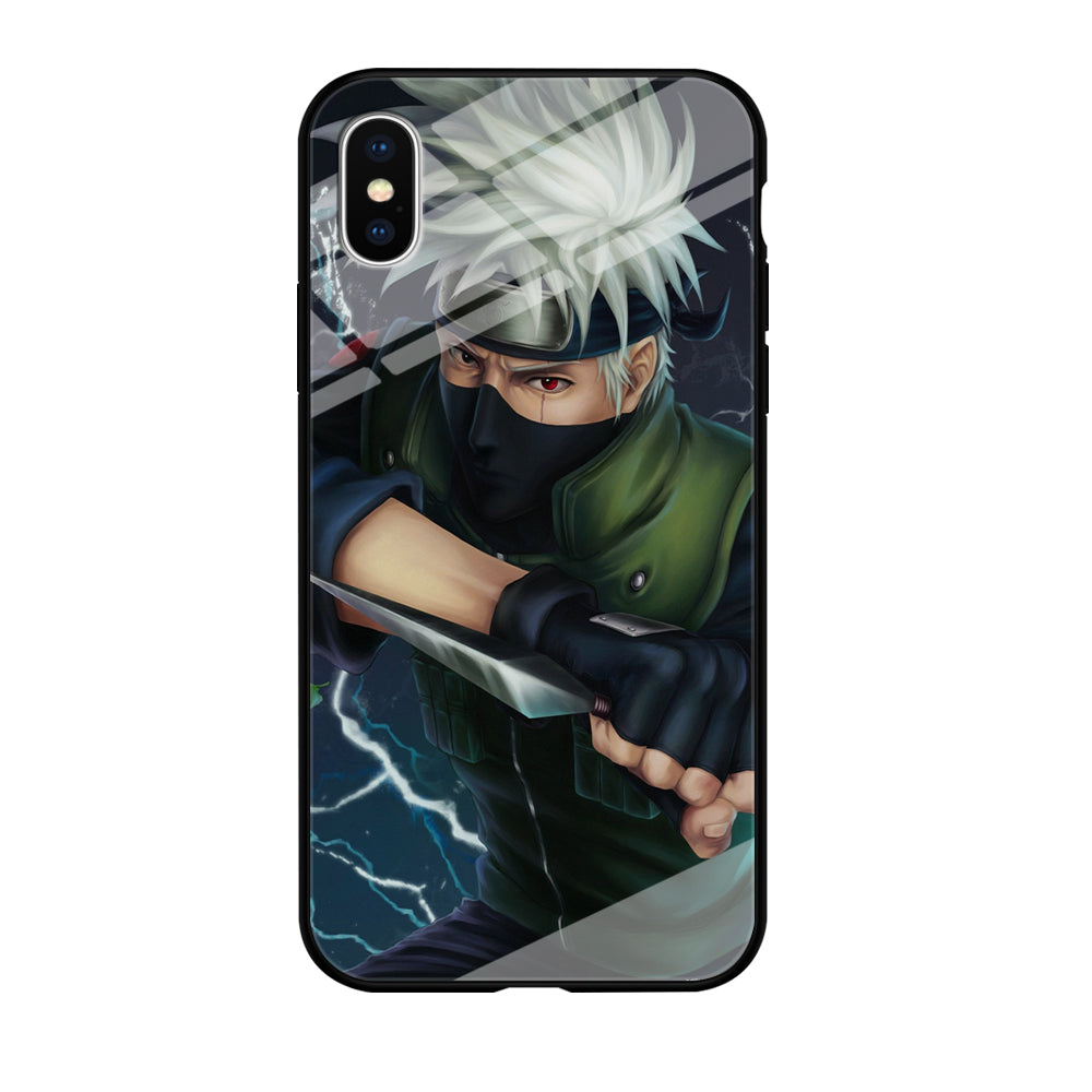 Naruto - Kakashi Hatake iPhone Xs Case-Phone Case-Tempered Glass Case-Altracase