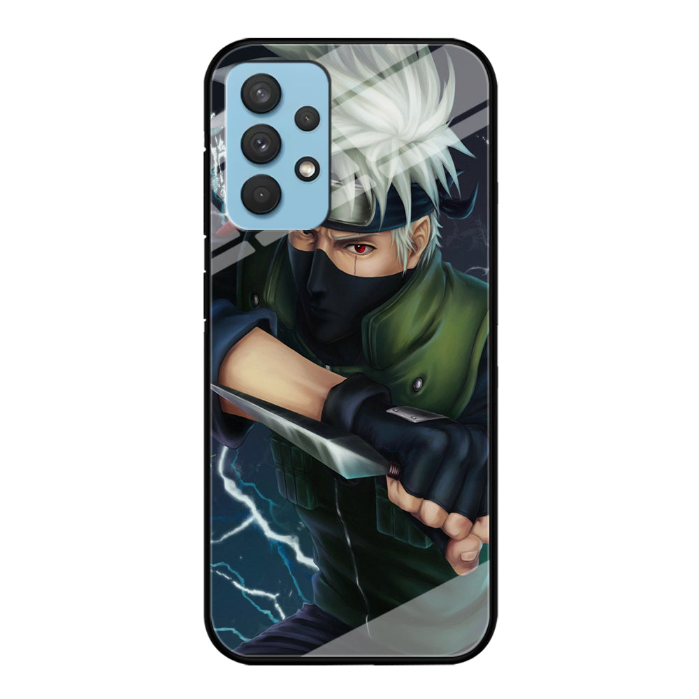 Naruto - Kakashi Hatake Samsung Galaxy A32 Case-Phone Case-Tempered Glass Case-Altracase