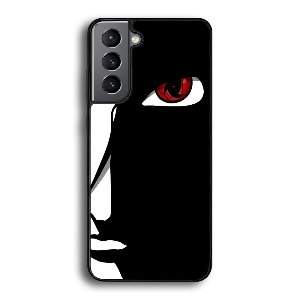 Naruto - Mangekyou Sharingan Samsung Galaxy S22 Case-Phone Case-Rubber Black (2D Case)-Altracase