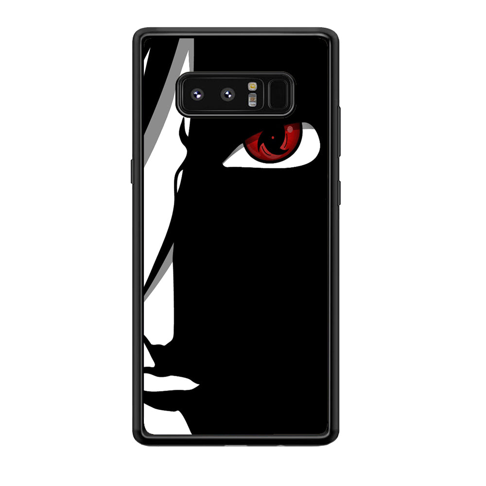 Naruto - Mangekyou Sharingan Samsung Galaxy Note 8 Case-Phone Case-Rubber Black (2D Case)-Altracase