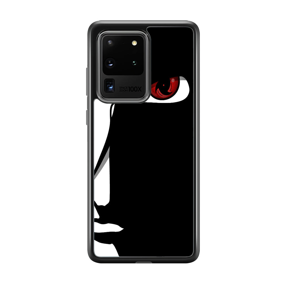 Naruto - Mangekyou Sharingan Samsung Galaxy S20 Ultra Case-Phone Case-Rubber Black (2D Case)-Altracase