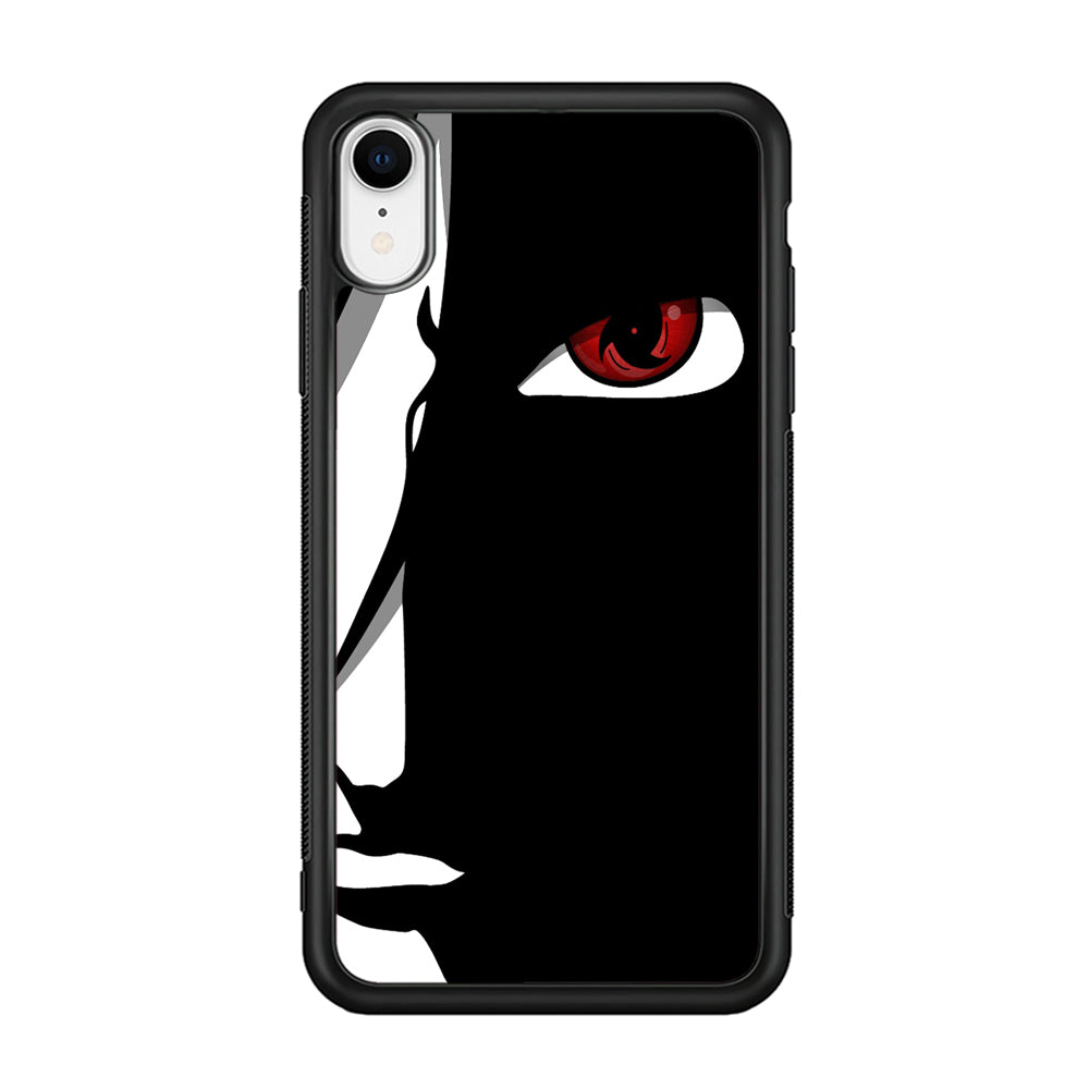 Naruto - Mangekyou Sharingan iPhone XR Case-Phone Case-Rubber Black (2D Case)-Altracase