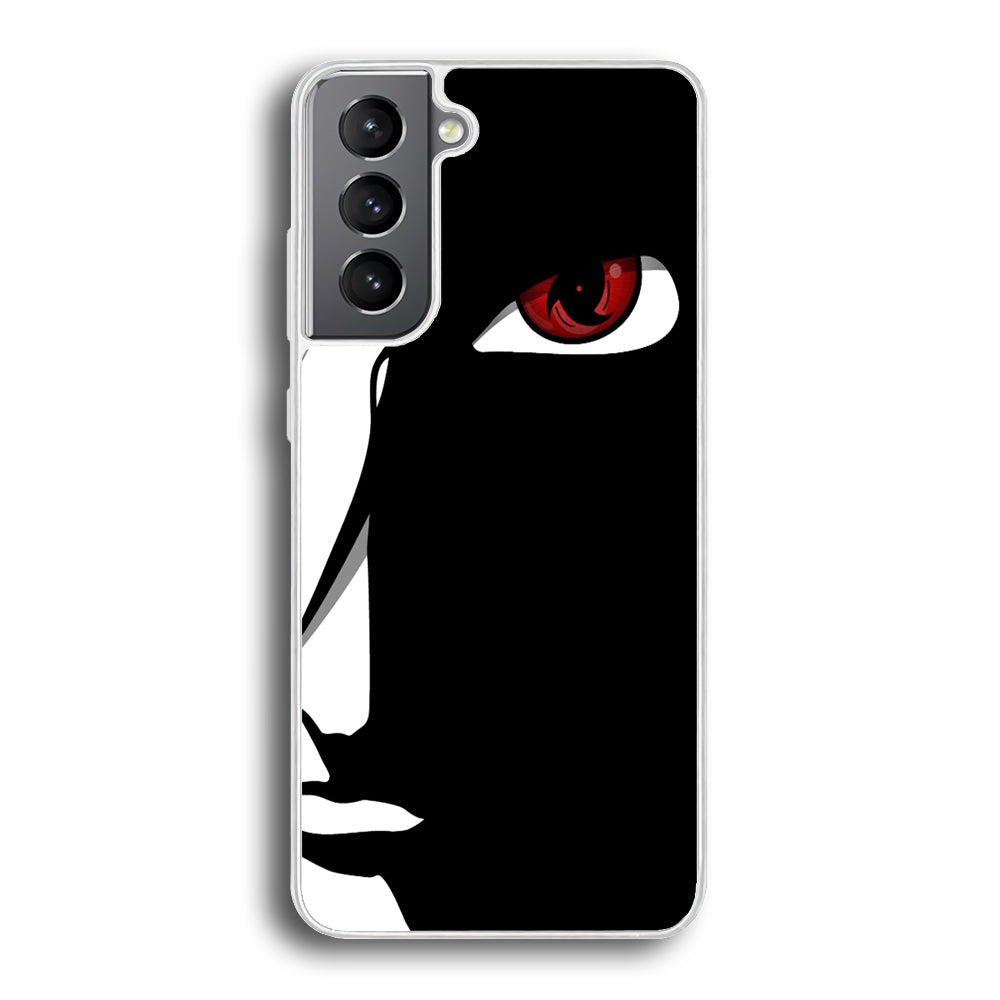 Naruto - Mangekyou Sharingan Samsung Galaxy S24 Plus Case-Phone Case-Rubber White (2D Case)-Altracase