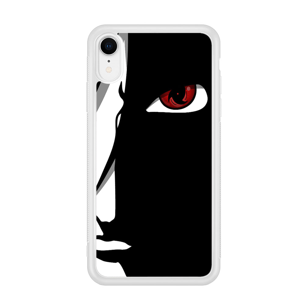 Naruto - Mangekyou Sharingan iPhone XR Case-Phone Case-Rubber White (2D Case)-Altracase