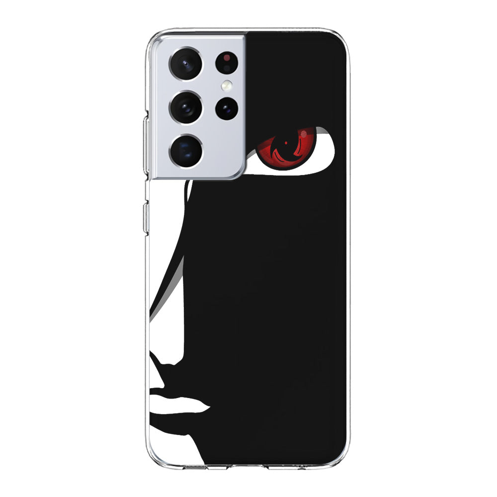 Naruto - Mangekyou Sharingan Samsung Galaxy S21 Ultra Case-Phone Case-Clear Soft Case-Altracase
