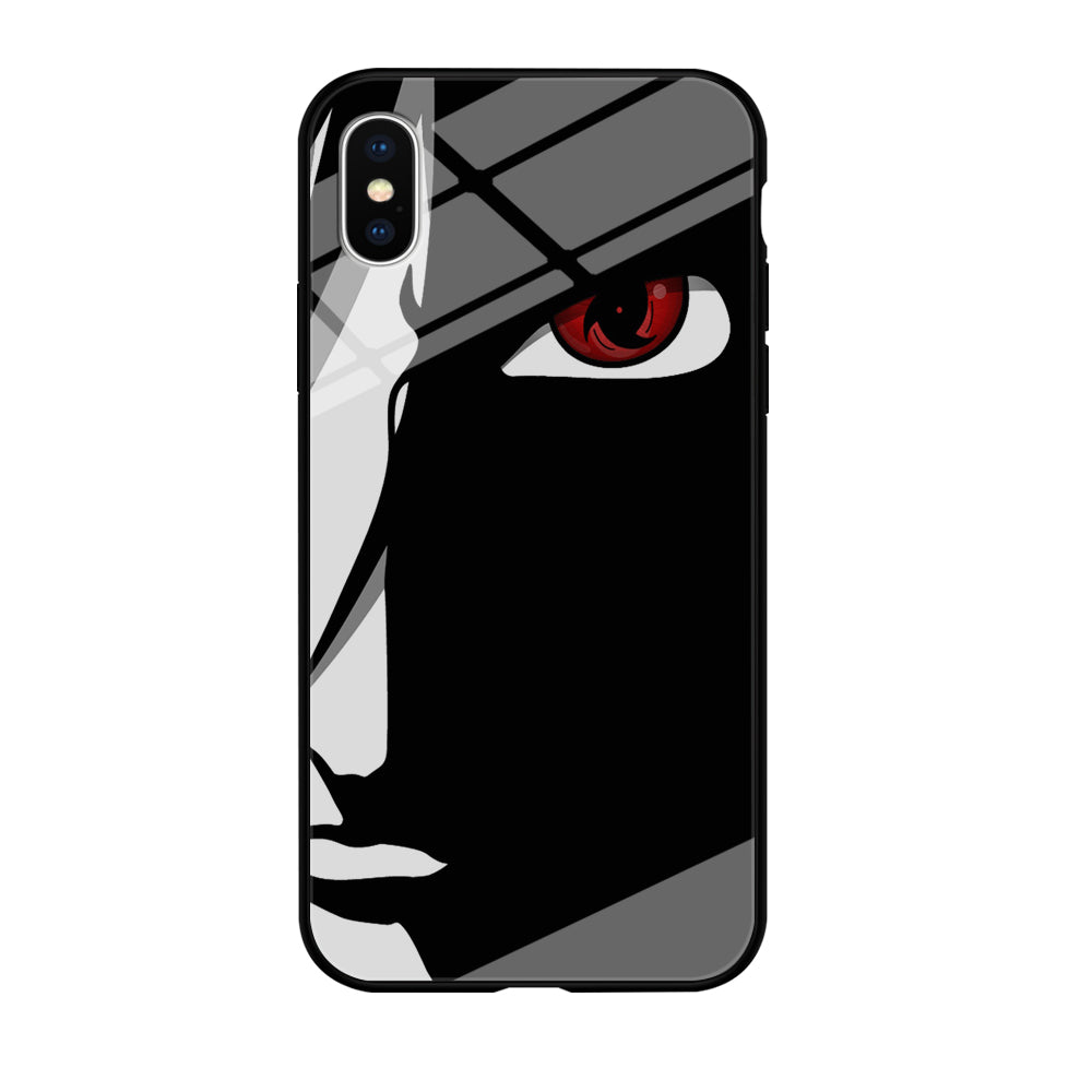 Naruto - Mangekyou Sharingan iPhone X Case-Phone Case-Tempered Glass Case-Altracase