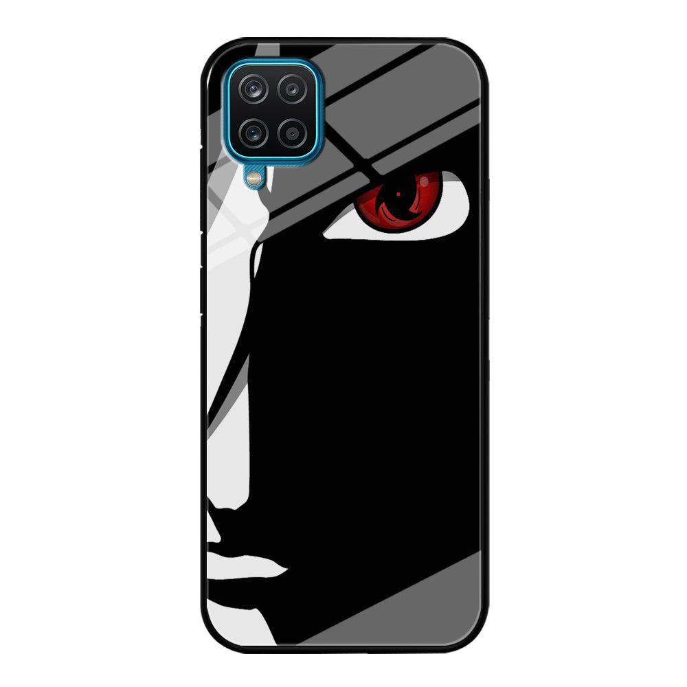 Naruto - Mangekyou Sharingan Samsung Galaxy A12 Case-Phone Case-Tempered Glass Case-Altracase