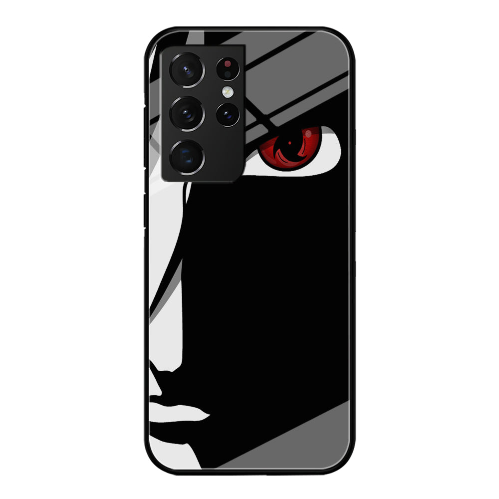 Naruto - Mangekyou Sharingan Samsung Galaxy S21 Ultra Case-Phone Case-Tempered Glass Case-Altracase